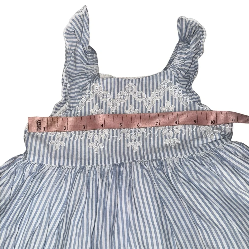 Baby Gap Striped Blue and White Dress Size 18-24 Months